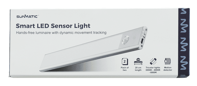 Hovedbilde Stevneskap lampe LED med  magnet 20 cm 2 pk.