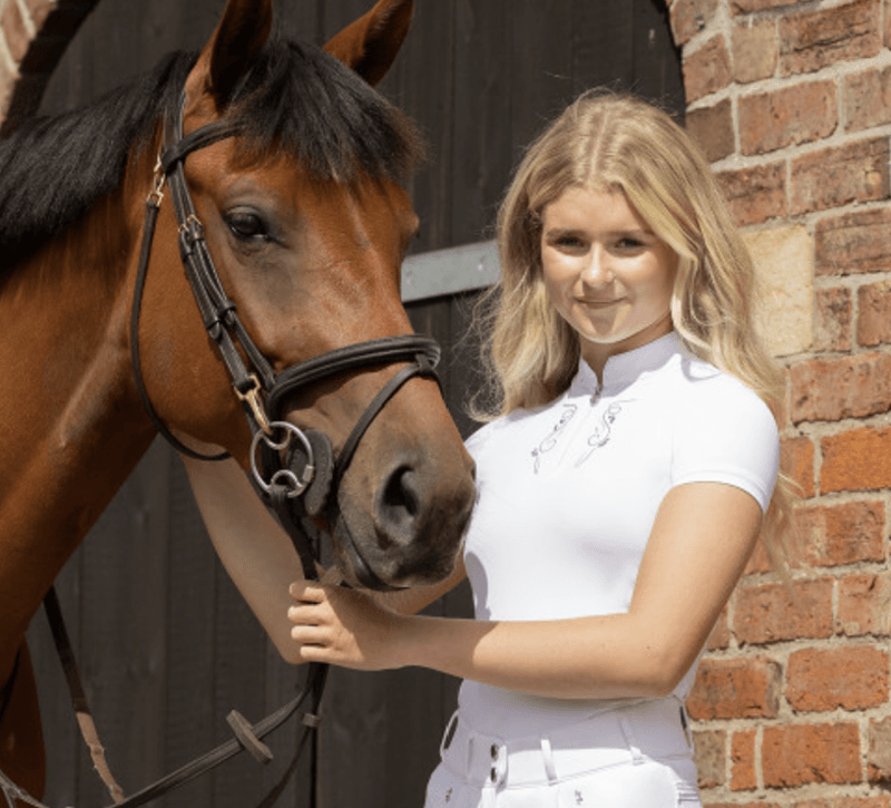 Coldstream Hermitage Diamante Stevneskjorte hvit