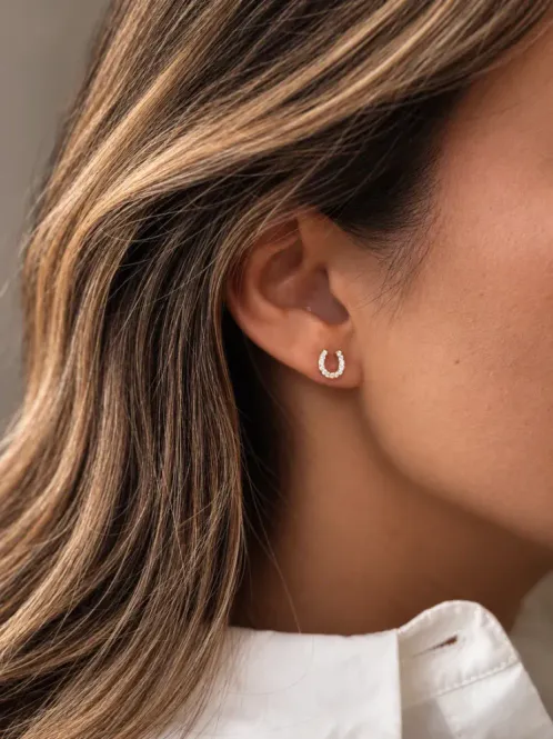 Hovedbilde Hermines Story Lilly – Horseshoe Earrings