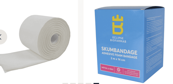 Hovedbilde Eclipse Biofarmab Skumbandage