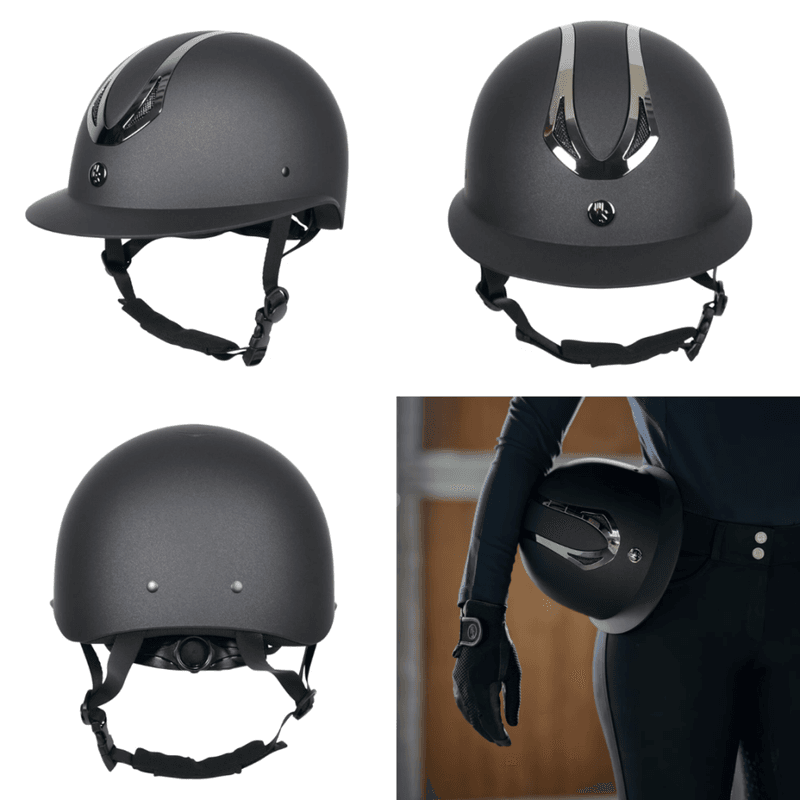 Hansbo Sport Victory Crome ridehjelm