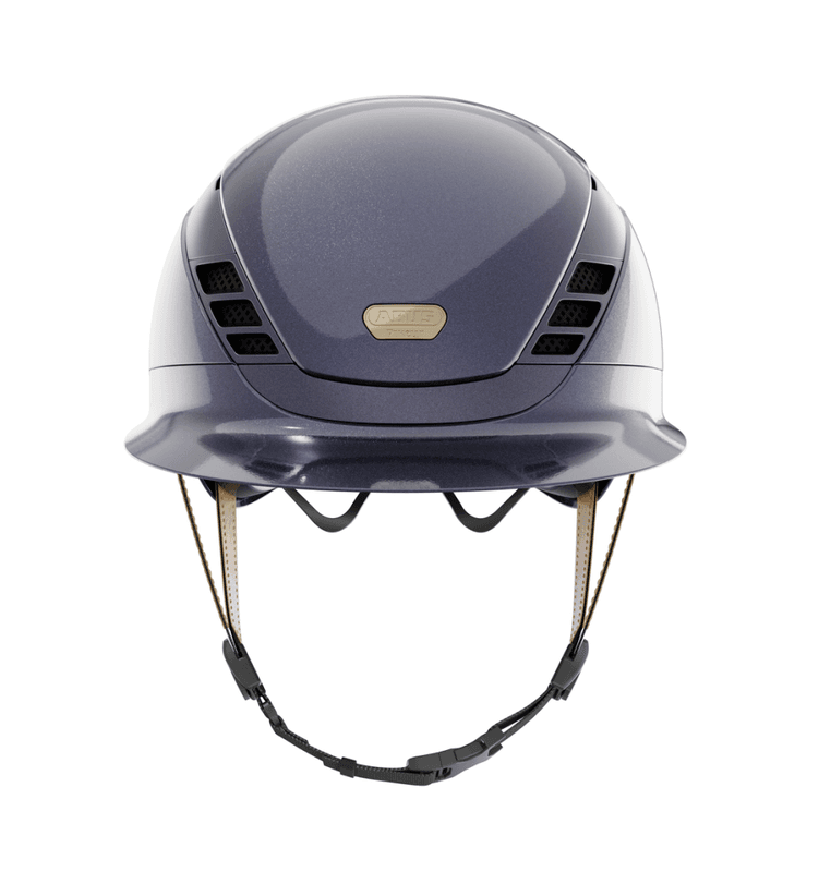 ABUS PIKEUR Airluxe Pure Long Visor Shiny - Metallic Ocean (Blå)