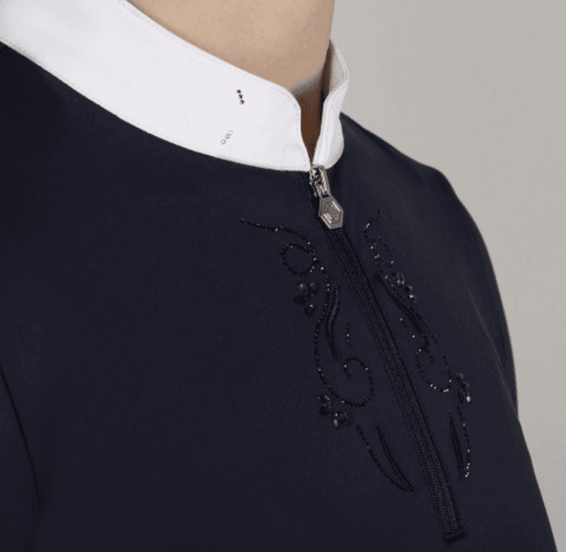 Coldstream Hermitage Diamante Stevneskjorte Navy